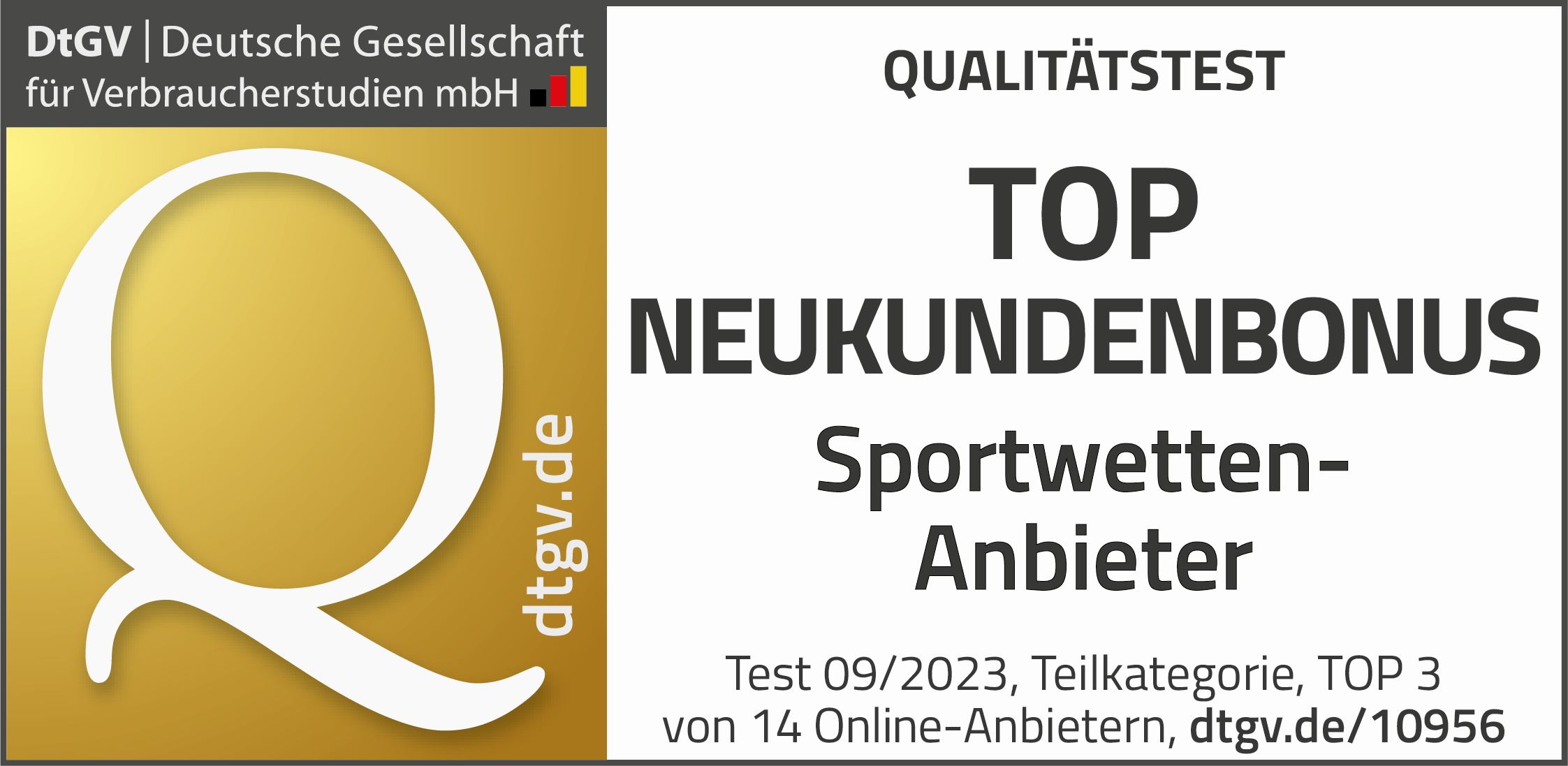 TOP Neukundenbonus