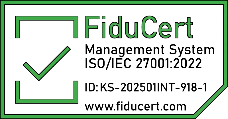 CERTIFIED BY FIDUCERT
ISO/IEC 27001:2022
ID: KS-202501INT-918-1